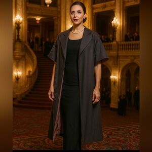 Opera Coat 1960s Wool custom Cape/overcoat,purple  contrast satin purple lining